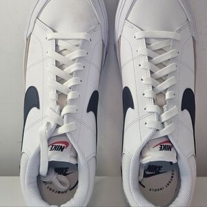 Nike Court Legacy Lift Low White/Black- Hemp-Team Orange